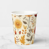 紅葉で言う – 紙カップ 紙コップ (左)