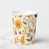 紅葉で言う – 紙カップ 紙コップ (右)