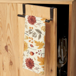 紅葉で言え キッチンタオル