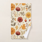 紅葉で言え バスタオルセット (ハンドタオル)