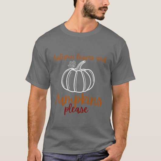 紅葉とかぼちゃ Tシャツ (正面)