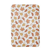 紅葉とどんぐりのパターン バスマット (正面縦)