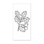 紅葉とアコーズアートスタンプ ラバースタンプ (インプリント)