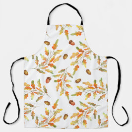 紅葉とアコーン エプロン