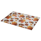 紅葉とアコーン カッティングボード (角)