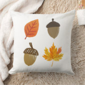 紅葉とアコーン クッション (ブランケット)