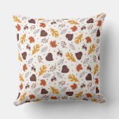 紅葉とアコーン クッション (裏面)