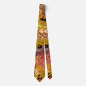 紅葉とアコーン ネクタイ (正面)