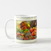 紅葉とアップルバスケットコーヒーマグ コーヒーマグカップ (左)