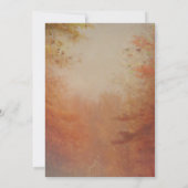 紅葉とイルミネーションのレセプションディナー 招待状 (裏面)