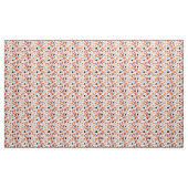 紅葉とカボチャの模様 ファブリック (ヤード)