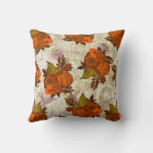 紅葉とカボチャの秋パターン クッション (裏面)