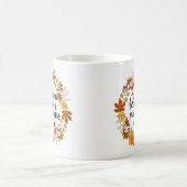 紅葉とカボチャをお願い コーヒーマグカップ (中央)