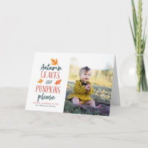 紅葉とカボチャをお願い