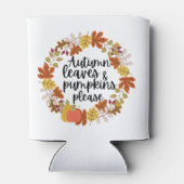 紅葉とカボチャをお願い 缶クーラー (裏面)