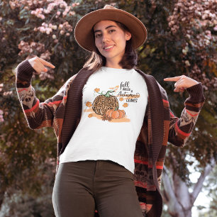 紅葉とカボチャ季節限定 Tシャツ