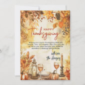 紅葉とカボチャ感謝祭 シーズンカード (正面)