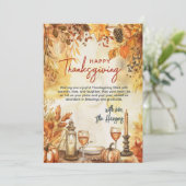 紅葉とカボチャ感謝祭 シーズンカード (スタンド正面)