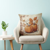 紅葉とカボチャ クッション (椅子)