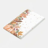 紅葉とカボチャ ポストイット (アングル)