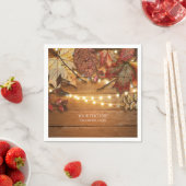 紅葉とストリングラ素朴イト スタンダードカクテルナプキン (インサイチュ)