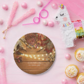 紅葉とストリングラ素朴イト ペーパープレート (パーティー)