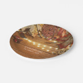 紅葉とストリングラ素朴イト ペーパープレート (アングル)