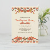 紅葉とドング招待状 招待状 (スタンド正面)