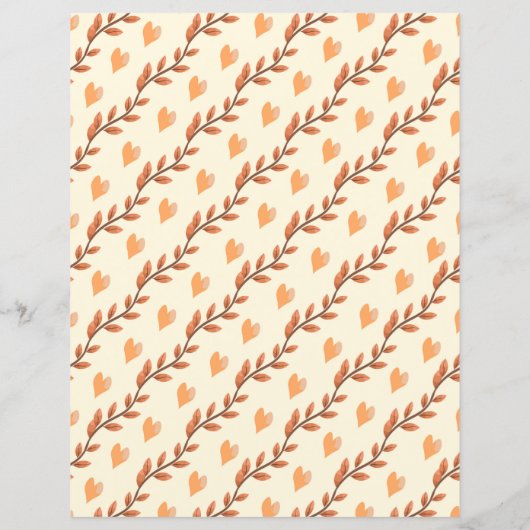 紅葉とハート (裏面)