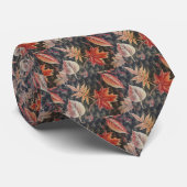 紅葉とバスケットボール ネクタイ (ロール)