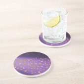 紅葉とバラサンドストーン コースター (側面)