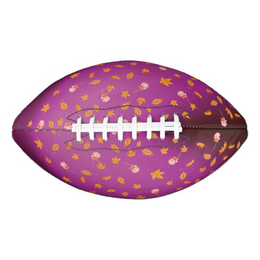 紅葉とバラ アメリカンフットボール (正面)