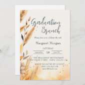 紅葉とパンパブライダルブランチ 招待状 (正面/裏面)