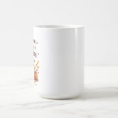 紅葉とパンプキン大歓迎 コーヒーマグカップ (中央)
