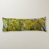 紅葉とブルースカイ – パーソナライズされた ボディピロー (裏面)