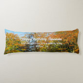 紅葉とブルースカイ – パーソナライズされた ボディピロー