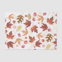 紅葉とベリーティッシュペーパー