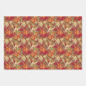 紅葉とベリー ラッピングペーパーシート (正面3)
