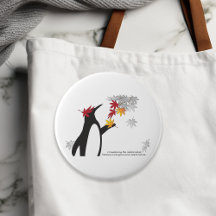 紅葉とペンギンのイラストが可愛い