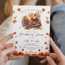 紅葉とローストトルコ感謝祭