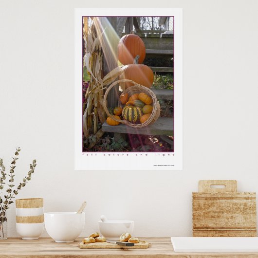 紅葉と光 ポスター (キッチン)