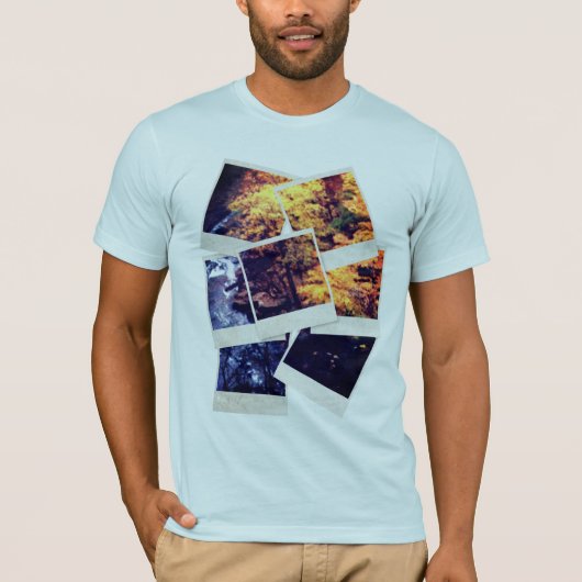 紅葉と川 Tシャツ (正面)