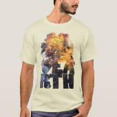 紅葉と川 Tシャツ (正面)