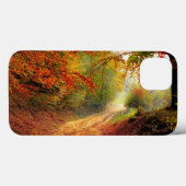 紅葉と木が未舗装道路を覆う Case-Mate iPhoneケース (裏面 (横))