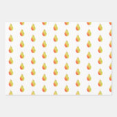 紅葉と果実包み紙 ラッピングペーパーシート (正面3)