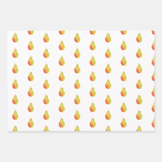 紅葉と果実包み紙 ラッピングペーパーシート (正面3)