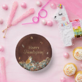 紅葉と素朴キツネの親睦 ペーパーボウル (パーティー)