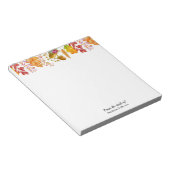 紅葉と縁ど葉 ノートパッド (アングル)