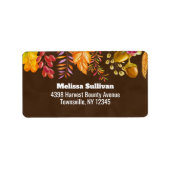 紅葉と縁ど葉 ラベル (正面)