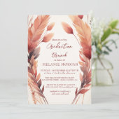 紅葉と羽のブライダルシャワー 招待状 (スタンド正面)